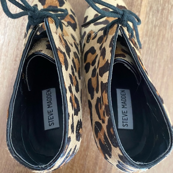 STEVE MADDEN | Leopard Annnie-L bootie - Picture 5 of 7